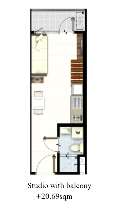 https://manilacondohub-smdc.com/images/properties/light-2/unit-layouts/06 - LIGHT 2 - Type 7  Studio with balcony  (+20.69sqm).webp